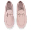 Chambeliboat – Boat Shoes – Reversed Nubuck Leather – Vintage Rose – Women