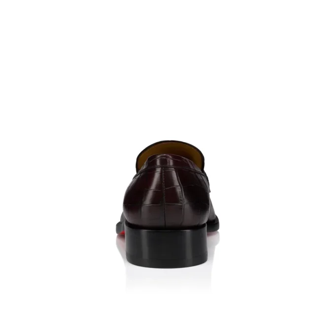 Chambelimoc – Loafers – Alligator-Embossed Patinated Calf Leather – Amara – Men Chambelimoc – Loafers – Alligator-Embossed Patinated Calf Leather – Amara – Men