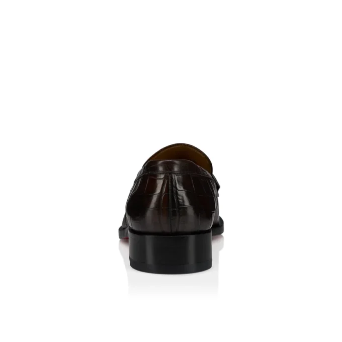 Chambelimoc – Loafers – Crocodile Embossed Patinated Calf Leather – Cosme – Men Chambelimoc – Loafers – Crocodile Embossed Patinated Calf Leather – Cosme – Men