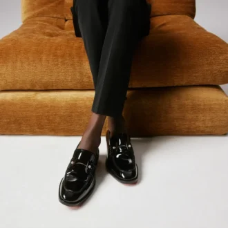 Chambelimoc Night Strass – Loafers – Patent Calf Leather – Black – Men Chambelimoc Night Strass – Loafers – Patent Calf Leather – Black – Men