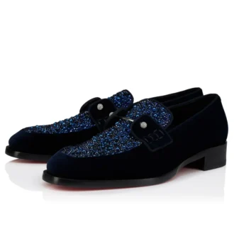 Chambelimoc Perla Night Strass – Loafers – Velvet and Strass – Last Night – Men