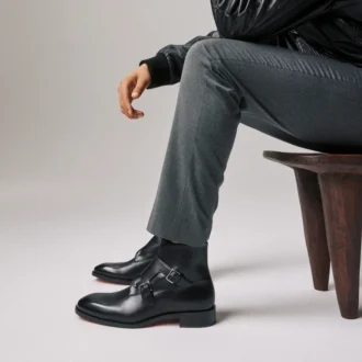 Chambelimonk Boot – Boots – Calf Leather – Black – Men Chambelimonk Boot – Boots – Calf Leather – Black – Men