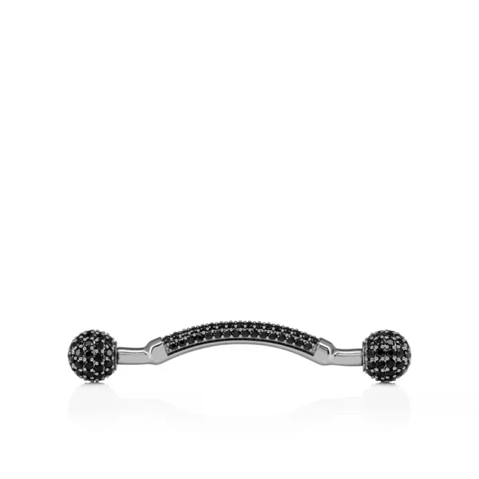 Chambelink Strass – Shoe Jewelry – Metal and Strass – Black Gun Chambelink Strass – Shoe Jewelry – Metal and Strass – Black Gun