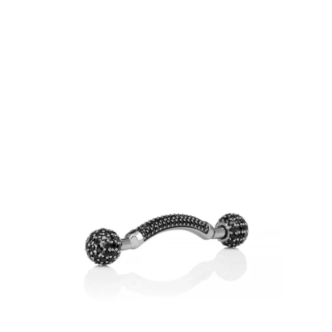 Chambelink Strass – Shoe Jewelry – Metal and Strass – Black Gun Chambelink Strass – Shoe Jewelry – Metal and Strass – Black Gun