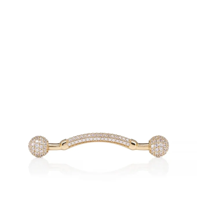 Chambelink Strass – Shoe Jewelry – Metal and Strass – Gold Chambelink Strass – Shoe Jewelry – Metal and Strass – Gold