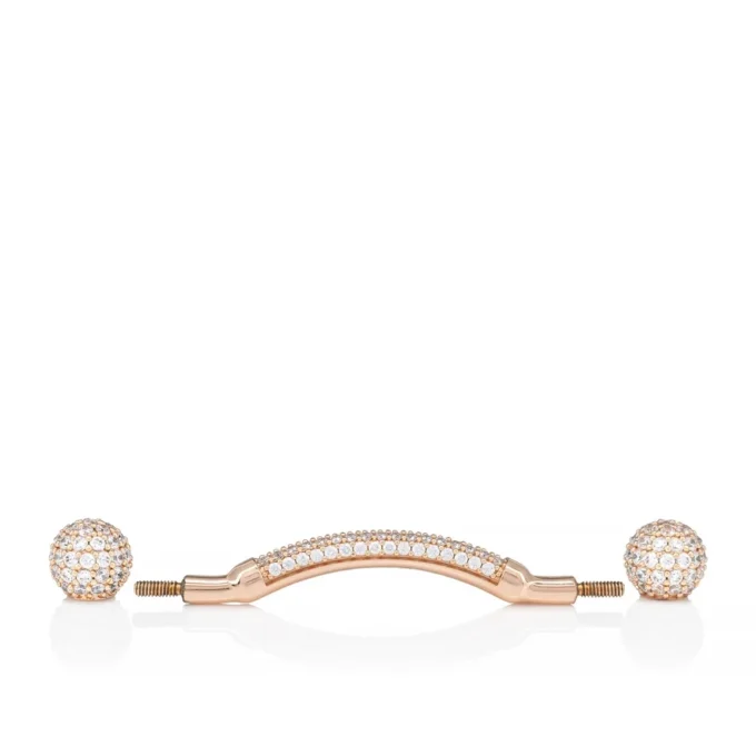 Chambelink Strass – Shoe Jewelry – Metal and Strass – Rose Gold Chambelink Strass – Shoe Jewelry – Metal and Strass – Rose Gold