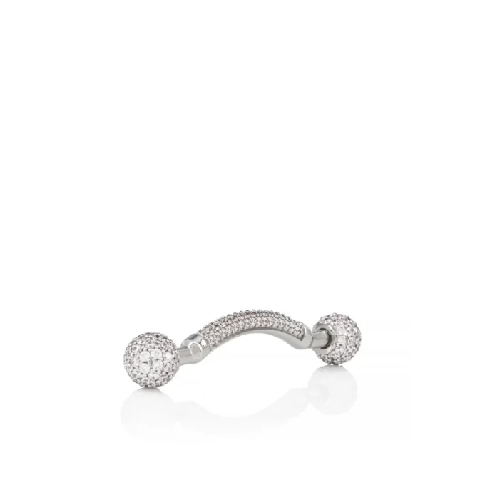 Chambelink Strass – Shoe Jewelry – Metal and Strass – Silver Chambelink Strass – Shoe Jewelry – Metal and Strass – Silver