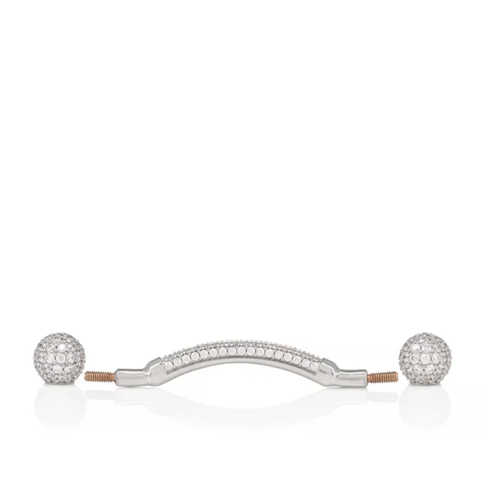 Chambelink Strass – Shoe Jewelry – Metal and Strass – Silver Chambelink Strass – Shoe Jewelry – Metal and Strass – Silver