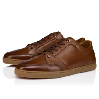 Chambelisneak – Sneakers – Patinated Calf Leather – Havane – Men Chambelisneak – Sneakers – Patinated Calf Leather – Havane – Men