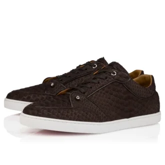 Chambelisneak – Sneakers – Python Leather – Cafe – Men