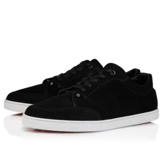 Chambelisneak – Sneakers – Reversed Calf Leather – Black – Men