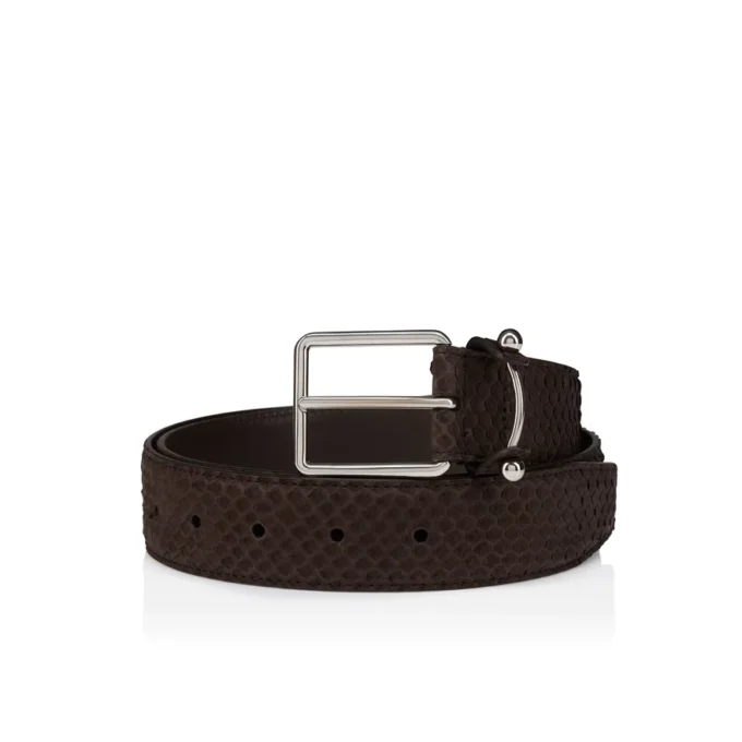 Chambeliss – Belt – Nubuck Python Leather – Cafa