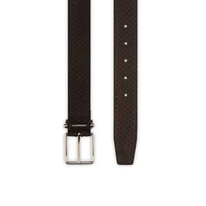 Chambeliss – Belt – Nubuck Python Leather – Cafa