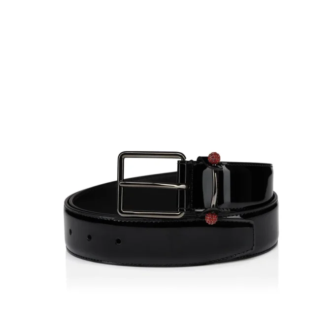 Chambeliss – Belt – Patent Calf Leather and Strass – Black Chambeliss – Belt – Patent Calf Leather and Strass – Black