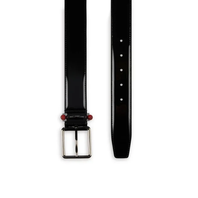 Chambeliss – Belt – Patent Calf Leather and Strass – Black Chambeliss – Belt – Patent Calf Leather and Strass – Black
