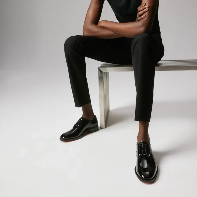 Chambeliss – Derbies – Patent Calf Leather – Black – Men