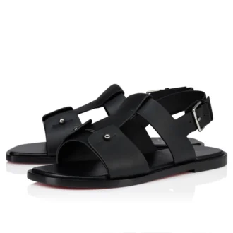 Chambeliss Sandal – Sandals – Calf Leather – Black – Men Chambeliss Sandal – Sandals – Calf Leather – Black – Men