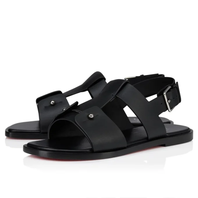 Chambeliss Sandal – Sandals – Calf Leather – Black – Men