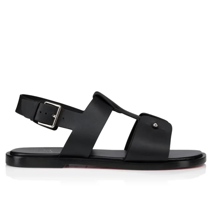 Chambeliss Sandal – Sandals – Calf Leather – Black – Men