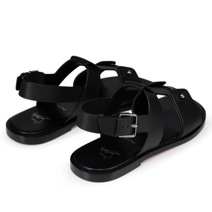 Chambeliss Sandal – Sandals – Calf Leather – Black – Men