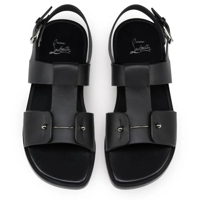Chambeliss Sandal – Sandals – Calf Leather – Black – Men