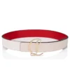 Cl Logo – Belt – Calf Leather – Leche