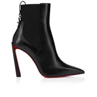 Condodo – 100 Mm Low Boots – Calf Leather – Black – Women