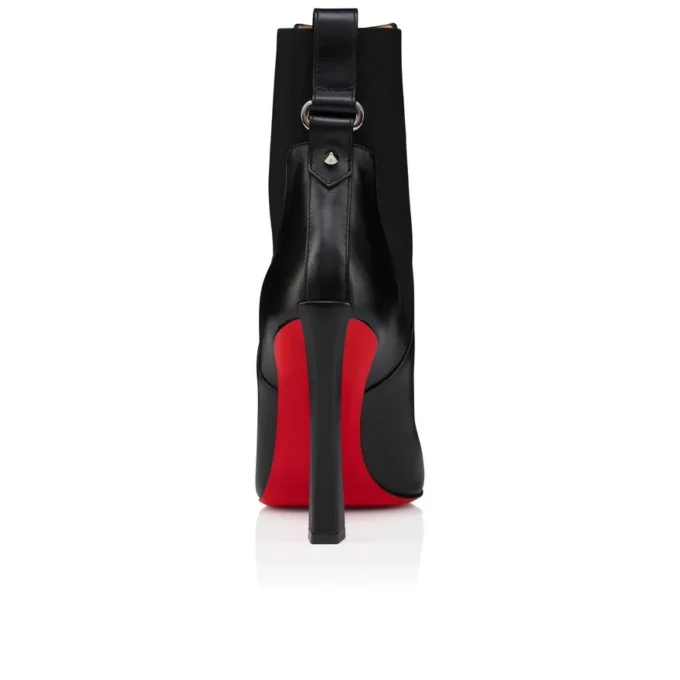 Condodo – 100 Mm Low Boots – Calf Leather – Black – Women