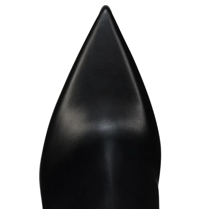 Condodo – 100 Mm Low Boots – Calf Leather – Black – Women