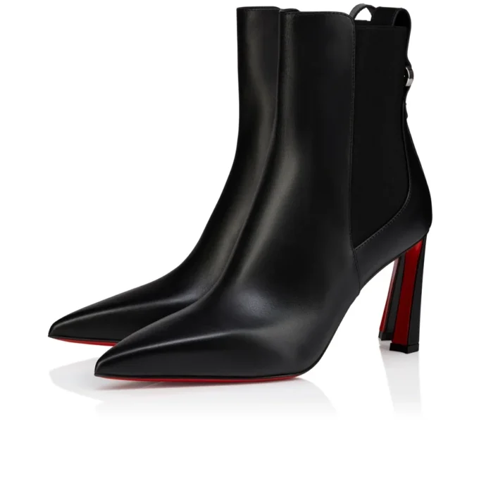 Condodo 85 – 85 Mm Low Boots – Calf Leather – Black – Women