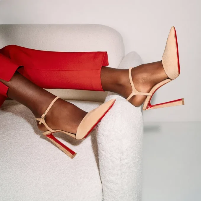 Condora Riviera – 100 Mm Pumps – Veau Velours – Lionne – Women