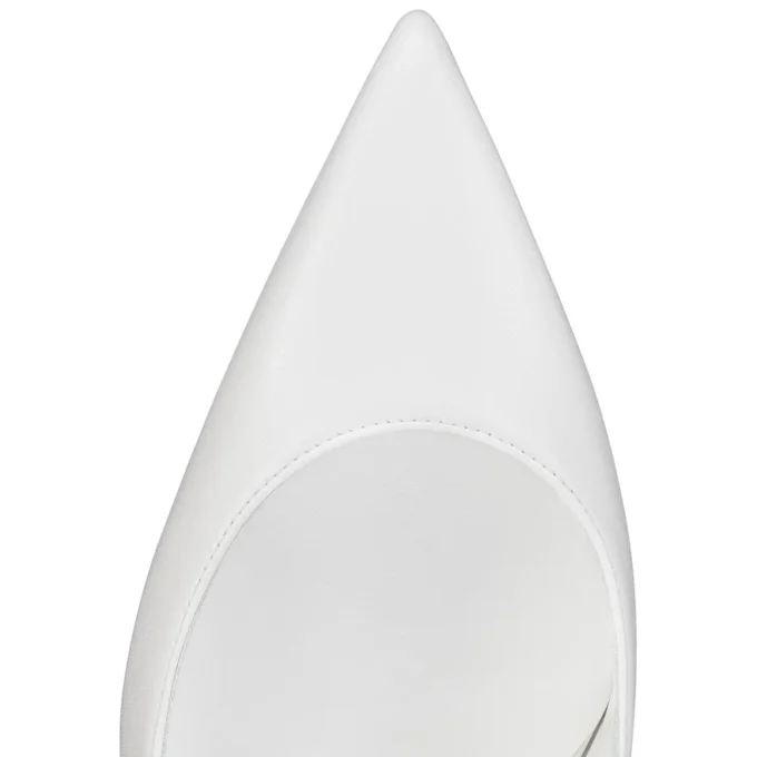 Condora Strap – 85Mm Strappy Pumps – Nappa Leather – Bianco – Women