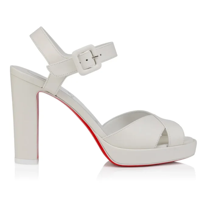 Cora – 100 Mm Sandals – Lamb Nappa Leather – Bianco – Women Cora – 100 Mm Sandals – Lamb Nappa Leather – Bianco – Women