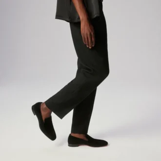 Dandelion – Loafers – Veau Velours – Black – Men Dandelion – Loafers – Veau Velours – Black – Men