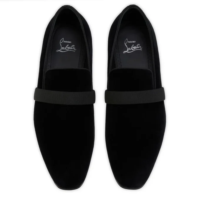 Dandydeco – Loafers – Velvet – Black – Men