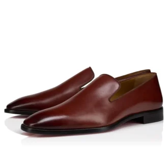 Danny Flex – Loafers – Shiny Calf Leather – Cuoio – Men
