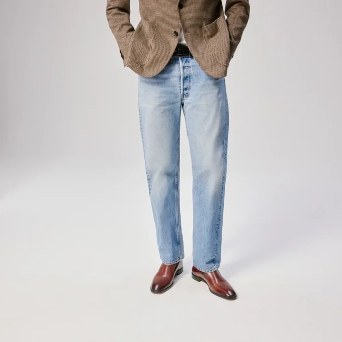 Danny Flex – Loafers – Shiny Calf Leather – Cuoio – Men