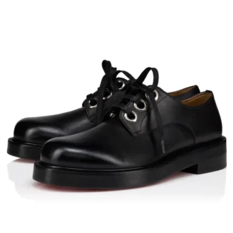 Derloon – Derbies – Calf Leather – Black – Men