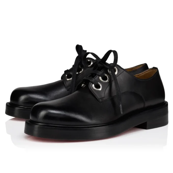Derloon – Derbies – Calf Leather – Black – Men