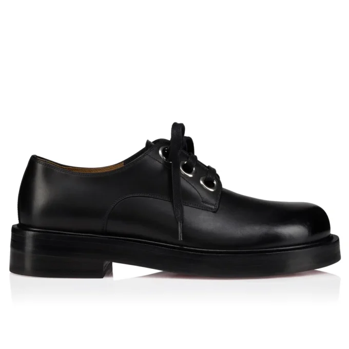 Derloon – Derbies – Calf Leather – Black – Men