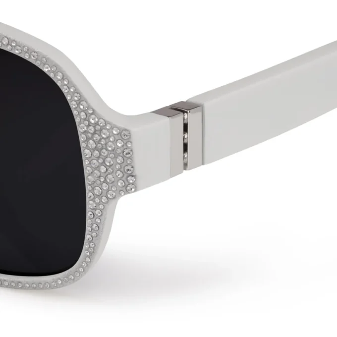 Diamond Roller Lb0032 – Sunglasses – Acetate – White Smoke