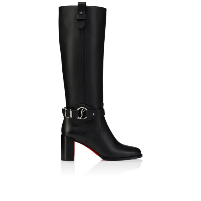 Dianouchette Botta – 70 Mm Boots – Calf Leather – Black – Women