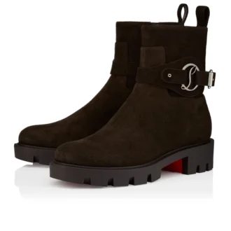 Dianouchette Lug – Low Boots – Reversed Calf Leather – Cafa – Women