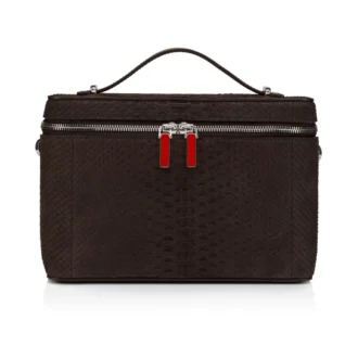 Djanis – Crossbody Bag – Python Leather – Cafe