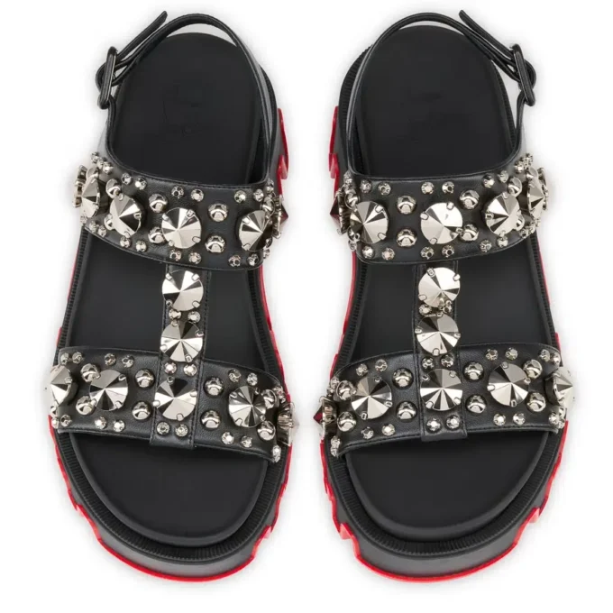 Duni Extazza – Sandals – Lamb Nappa Leather – Black – Women Duni Extazza – Sandals – Lamb Nappa Leather – Black – Women