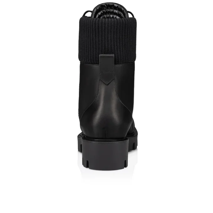 En Hiver Lug – Low Boots – Calf Leather – Black – Women