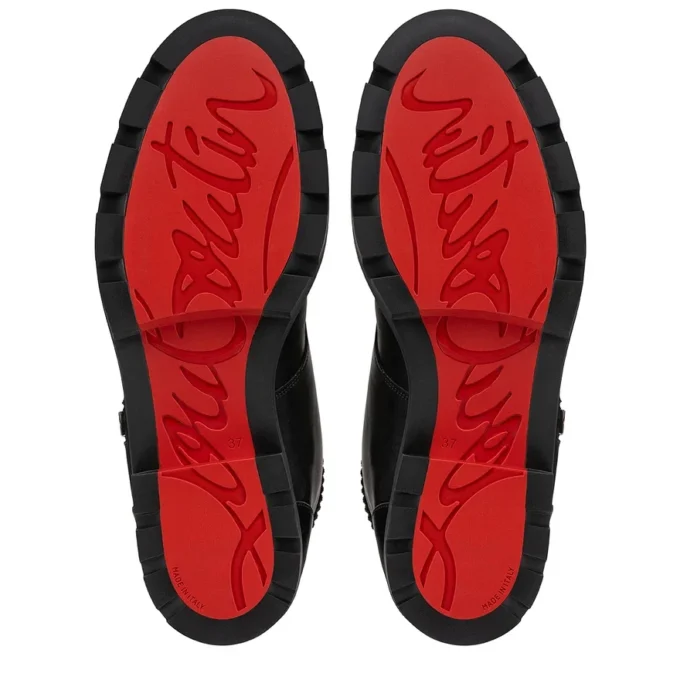 En Hiver Lug – Low Boots – Calf Leather – Black – Women