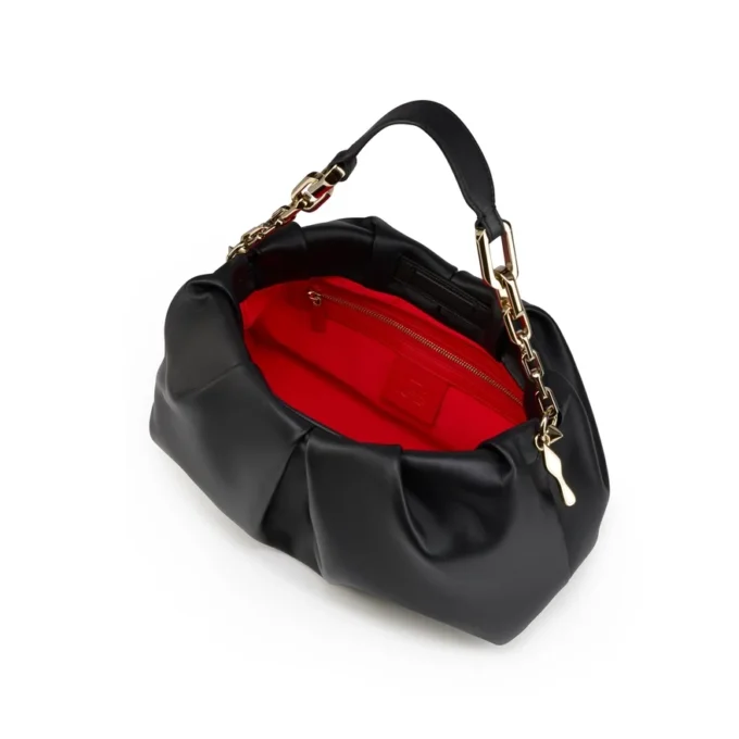 Eva – Shoulder Bag – Lamb Nappa Leather – Black Eva – Shoulder Bag – Lamb Nappa Leather – Black