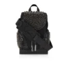 Explorafunk Small – Backpack – Fabric, Veau Velours and Spikes – Black