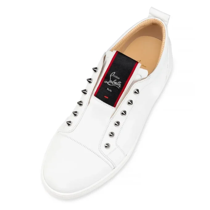 F.A.V Fique a Vontade – Slip-On Sneakers – Calf Leather – White – Men